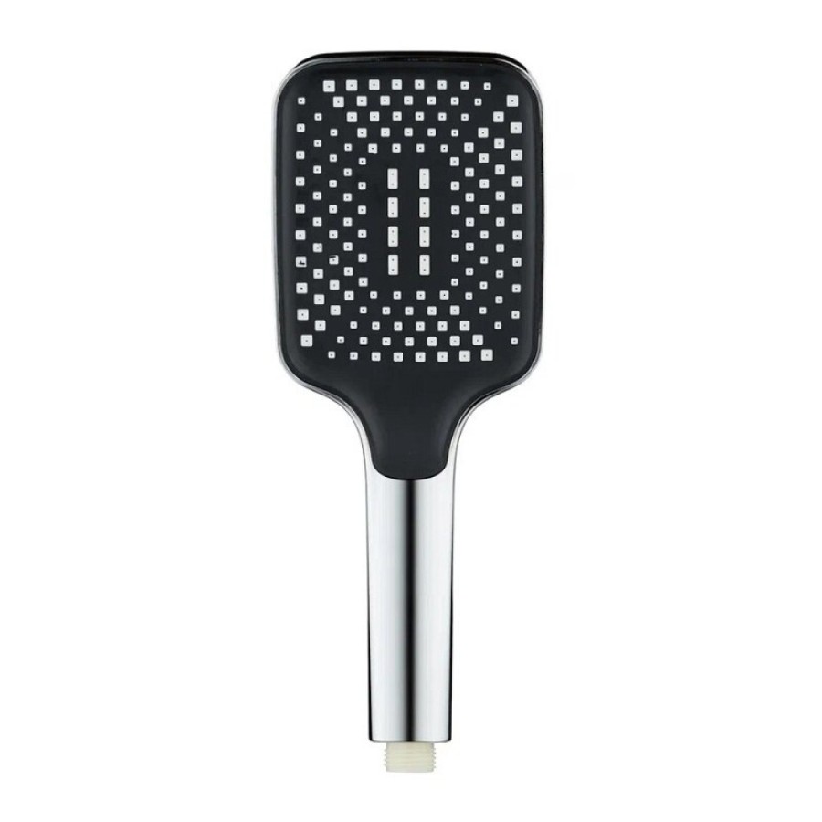 Душевой гарнитур Orange O-Shower OS814cr, лейка 1 режим, цвет хром/черный