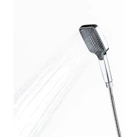 Душевой гарнитур Orange O-Shower OS914cr, лейка 1 режим, с мыльницей, цвет хром/черный
