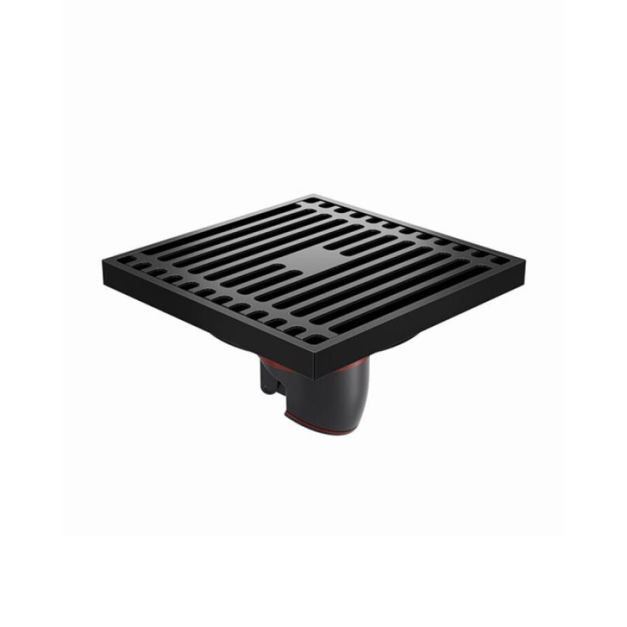 Душевой трап Orange, OT01-005b 10 х 10 см, черный