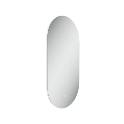 Зеркало Sancos Oval OV45C, 45 х 90 см, с LED подсветкой