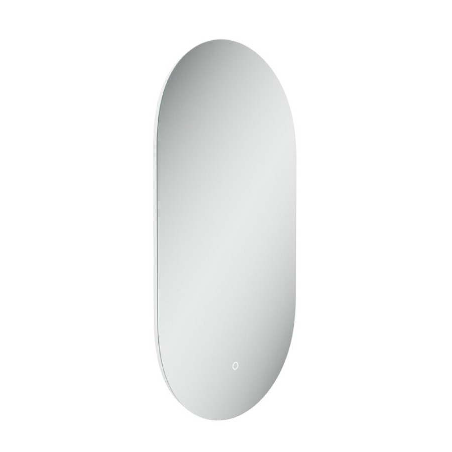 Зеркало Sancos Oval OV55C, 55 х 105 см, с LED подсветкой