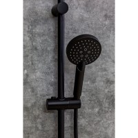 Душевой гарнитур Orange O-Shower OW02b, 3 режима струи, черный матовый