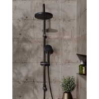 Душевой гарнитур Orange O-Shower OW02b, 3 режима струи, черный матовый