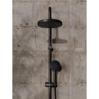Душевой гарнитур Orange O-Shower OW02b, 3 режима струи, черный матовый