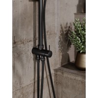 Душевой гарнитур Orange O-Shower OW02b, 3 режима струи, черный матовый