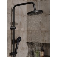 Душевой гарнитур Orange O-Shower OW02b, 3 режима струи, черный матовый