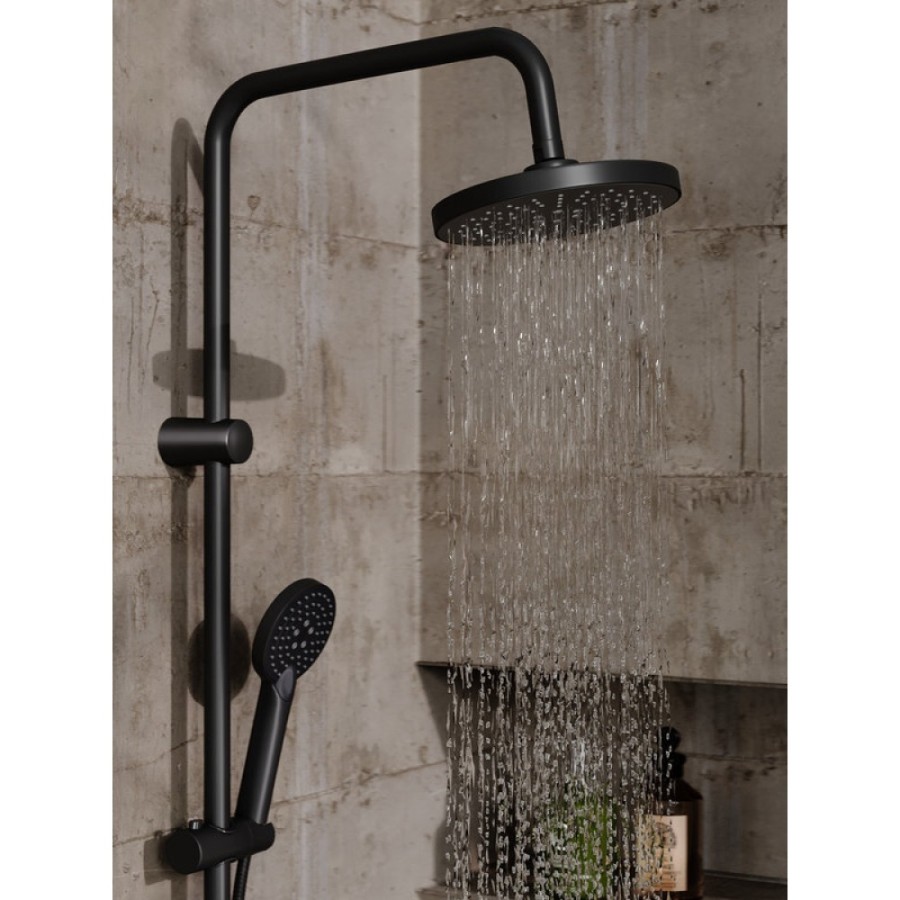 Душевой гарнитур Orange O-Shower OW02b, 3 режима струи, черный матовый