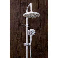 Душевой гарнитур Orange O-Shower, белый матовый, 3 режима струи, OW02w