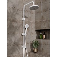 Душевой гарнитур Orange O-Shower, белый матовый, 3 режима струи, OW02w