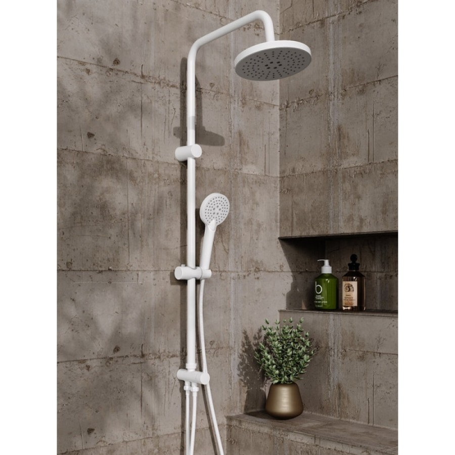 Душевой гарнитур Orange O-Shower, белый матовый, 3 режима струи, OW02w