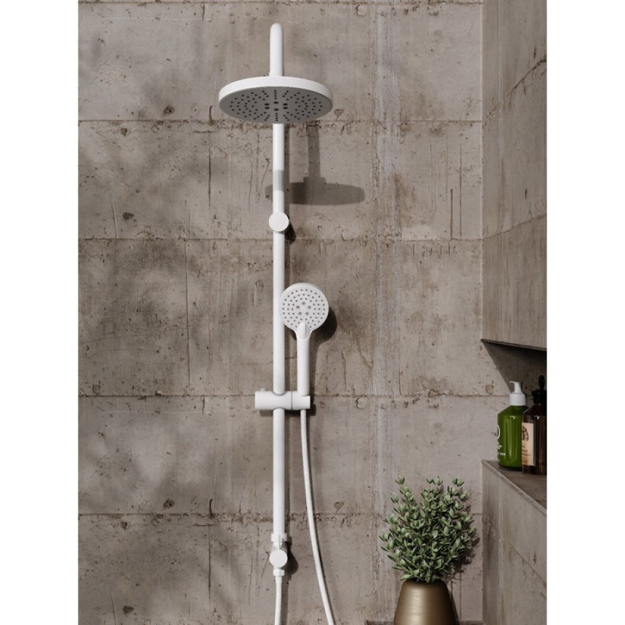 Душевой гарнитур Orange O-Shower, белый матовый, 3 режима струи, OW02w