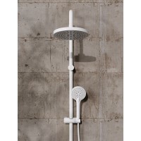 Душевой гарнитур Orange O-Shower, белый матовый, 3 режима струи, OW02w