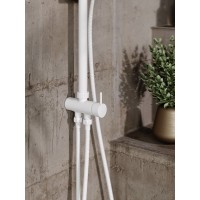 Душевой гарнитур Orange O-Shower, белый матовый, 3 режима струи, OW02w