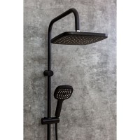 Душевой гарнитур Orange O-Shower OW04b, черный матовый, 1 режим струи