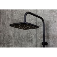 Душевой гарнитур Orange O-Shower OW04b, черный матовый, 1 режим струи