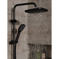 Душевой гарнитур Orange O-Shower OW04b, черный матовый, 1 режим струи