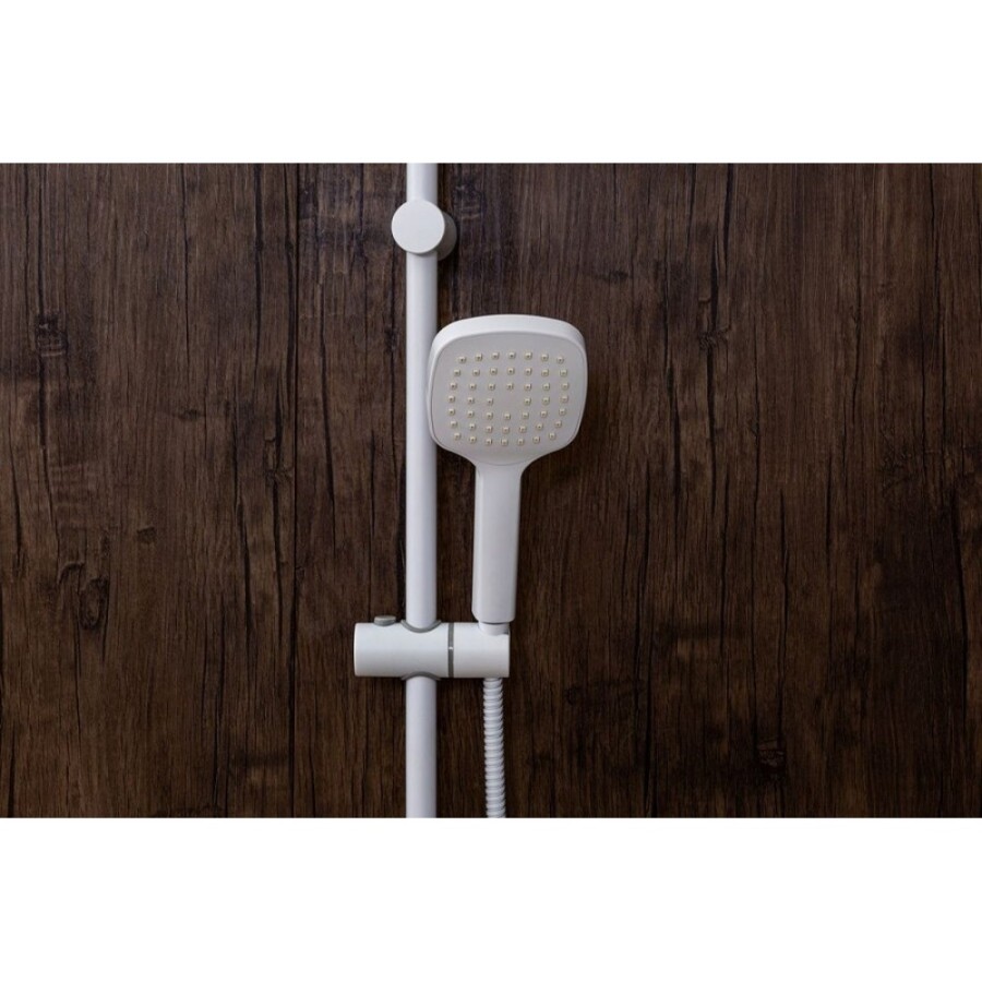 Душевой гарнитур Orange O-Shower, белый матовый, OW04w, 1 режим струи