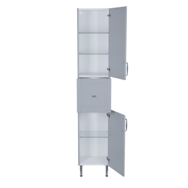 Пенал Iddis Oxford OXF36L0i97, 36 см, напольный, светло-серый