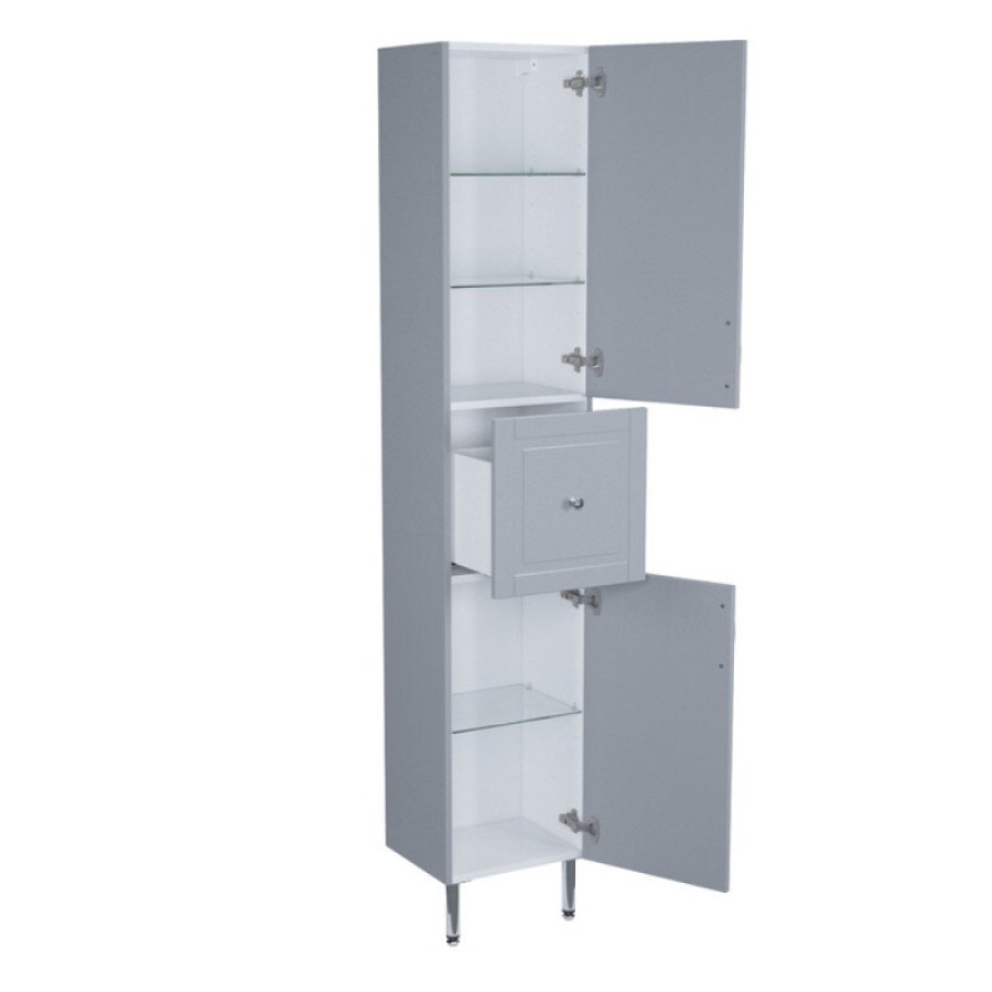 Пенал Iddis Oxford OXF36L0i97, 36 см, напольный, светло-серый