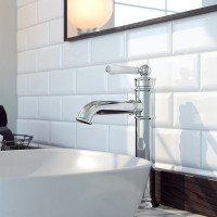 Смеситель для раковины Iddis Oxford OXFSB01i01, хром/белый