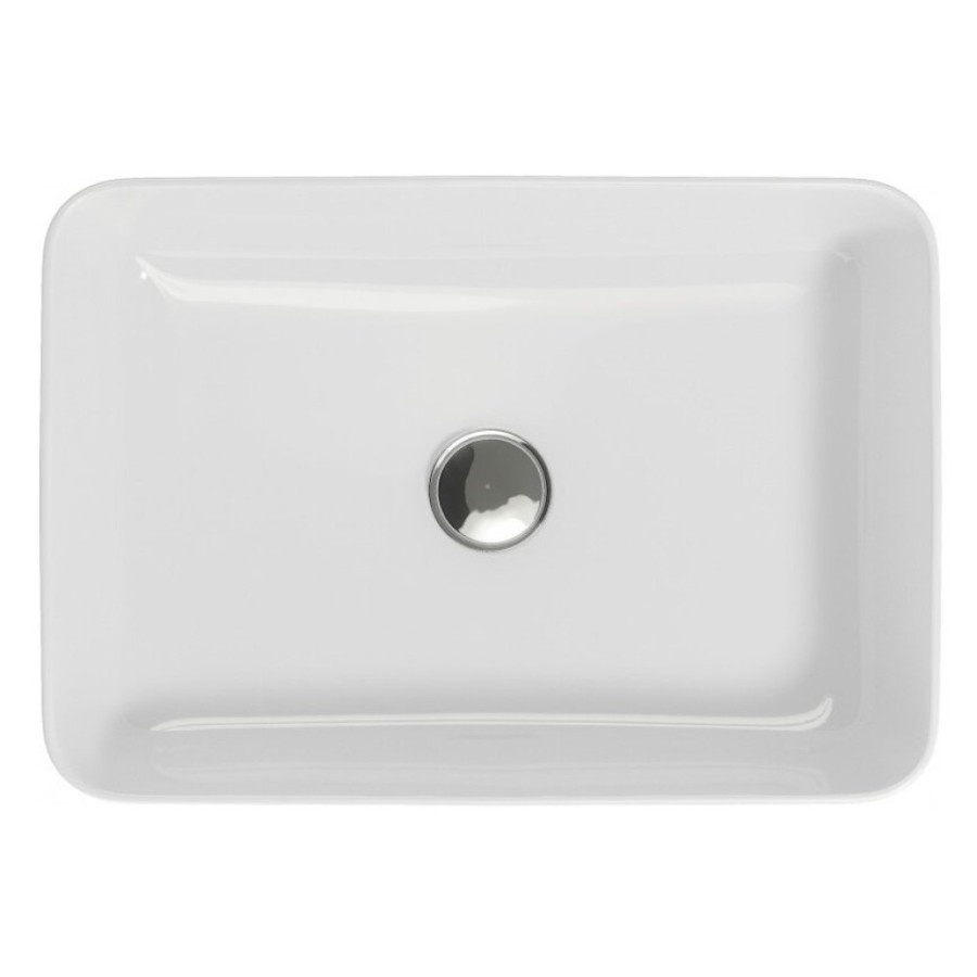 Раковина Cersanit Crea Rectangular P-UM-CRE50/1-oc-RC 50 см, прямоугольная, белый, 60787