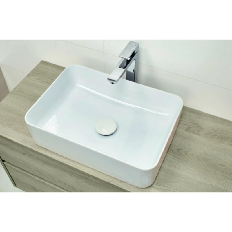 Раковина Cersanit Crea Rectangular P-UM-CRE50/1-oc-RC 50 см, прямоугольная, белый, 60787