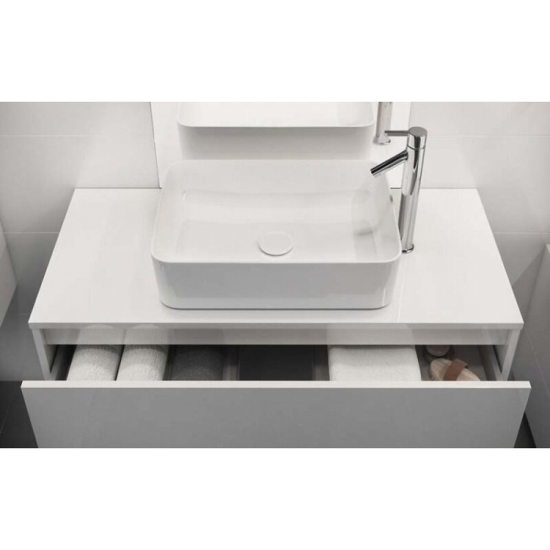Раковина Cersanit Crea Rectangular P-UM-CRE50/1-oc-RC 50 см, прямоугольная, белый, 60787