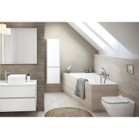 Ванна акриловая Cersanit Crea 160 x 100 см P-WA-CREA*160-NL, без гидромассажа, белая