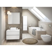 Ванна акриловая Cersanit Crea 160 x 100 см P-WA-CREA*160-NL, без гидромассажа, белая