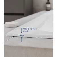 Ванна акриловая Cersanit Crea 160 x 100 см P-WA-CREA*160-NL, без гидромассажа, белая