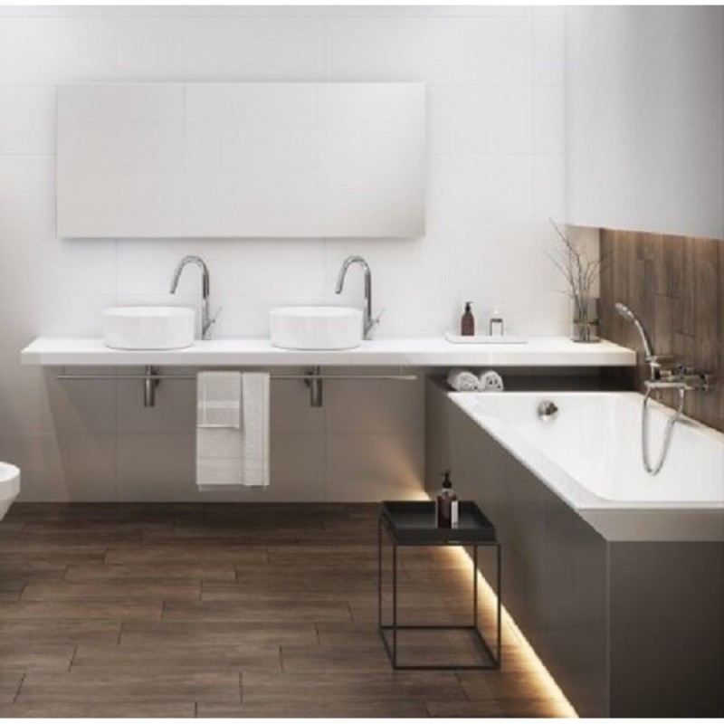 Ванна акриловая Cersanit Crea 170 x 75 см P-WP-CREA*170NL, без гидромассажа, белая