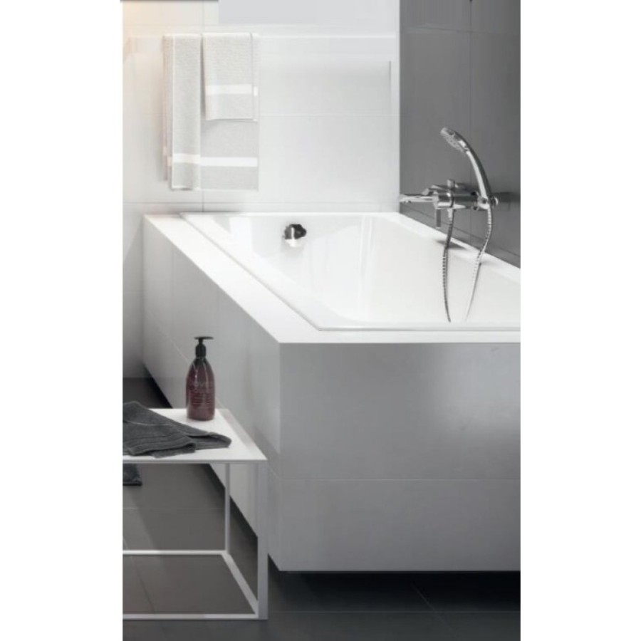 Ванна акриловая Cersanit Crea 180 x 80 см P-WP-CREA*180NL, без гидромассажа, белая