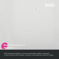 Штора для ванной комнаты Iddis Promo P02PE18i11, 180 x 200 см, белый
