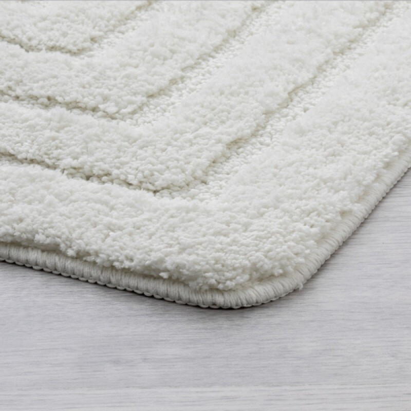 Коврик для ванной комнаты Iddis Promo 50 x 80 см, P03M580i12, полиэстер, белый