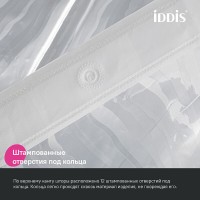 Штора для ванной комнаты Iddis Promo P03PV18i11, 180 x 200 см, Peva, прозрачный