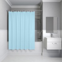 Штора для ванной комнаты Iddis Promo P07PE18i11, 180 x 200 см, голубой