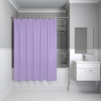 Штора для ванной комнаты Iddis Promo P08PE18i11, 180 x 200 см, светло-фиолетовый