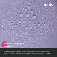 Штора для ванной комнаты Iddis Promo P08PE18i11, 180 x 200 см, светло-фиолетовый
