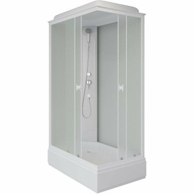 Душевая кабина Niagara Promo P120/90/26Q/MT, 90 x 120 см, с крышей, стекло матовое, профиль белый
