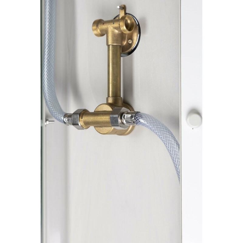 Душевая кабина Niagara Promo P120/90/26Q/MT, 90 x 120 см, с крышей, стекло матовое, профиль белый