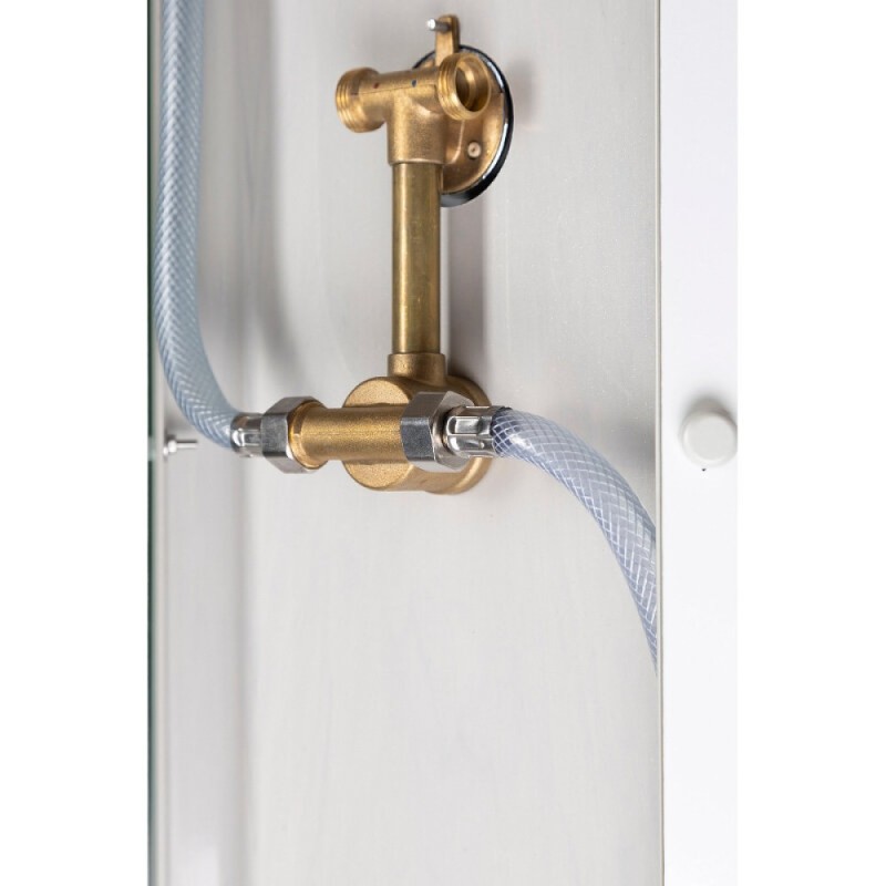 Душевая кабина Niagara Promo P80/26Q/MT/BK, 80 x 80 см, стекло матовое, профиль белый