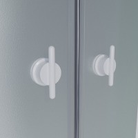 Душевая кабина Niagara Promo P80/26Q/MT/BK, 80 x 80 см, стекло матовое, профиль белый