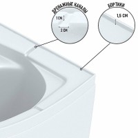 Душевая кабина Niagara Promo P90/13/MT, 90 x 90 см, с крышей, стекло матовое, профиль белый