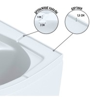 Душевая кабина Niagara Promo P90/13Q/MT, 90 x 90 см с низким поддоном, профиль белый, стекло матовое