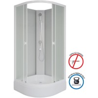 Душевая кабина Niagara Promo P90/26/MT/BK, 90 x 90 см, стекло матовое, профиль белый