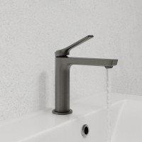 Смеситель для раковины Iddis Parker PARGM00i01, PVD-покрытие, графит матовый