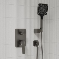 Душевая система Iddis Parker PARGM02i67, графит матовый