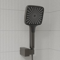 Душевая система Iddis Parker PARGM03i68, с изливом, графит матовый