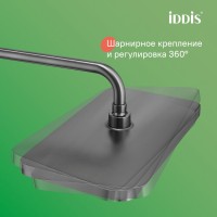 Душевая система Iddis Parker PARGM3Fi06, с изливом, графит матовый