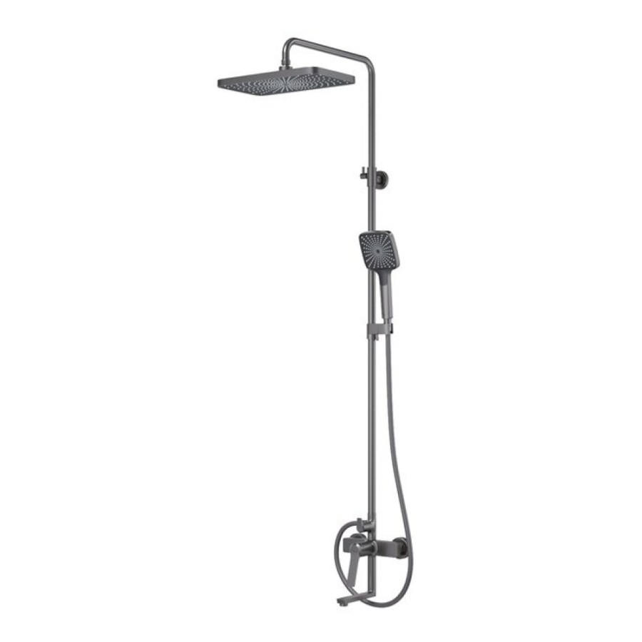 Душевая система Iddis Parker PARGM3Fi06, с изливом, графит матовый